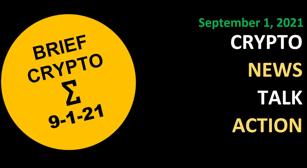 Crypto News Talk Action 1 September Bitcoin BTC Ethereum ETH Cardano ADA Solana SOL DOT