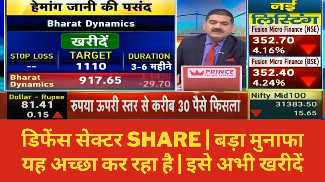 BHARAT DYNAMICS SHARE LATEST NEWS | DEFENCE SECTOR STOCK | BHARAT DYNAMIC LTD | BHARAT DYNAMICS BUY