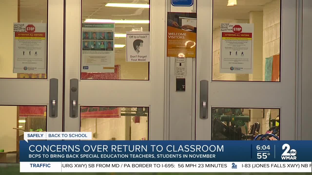 Concerns over return to classroom