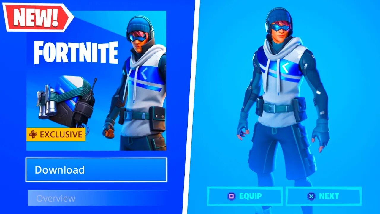 NEW *FREE* PLAYSTATION SKIN PACK in Fortnite! (FREE)