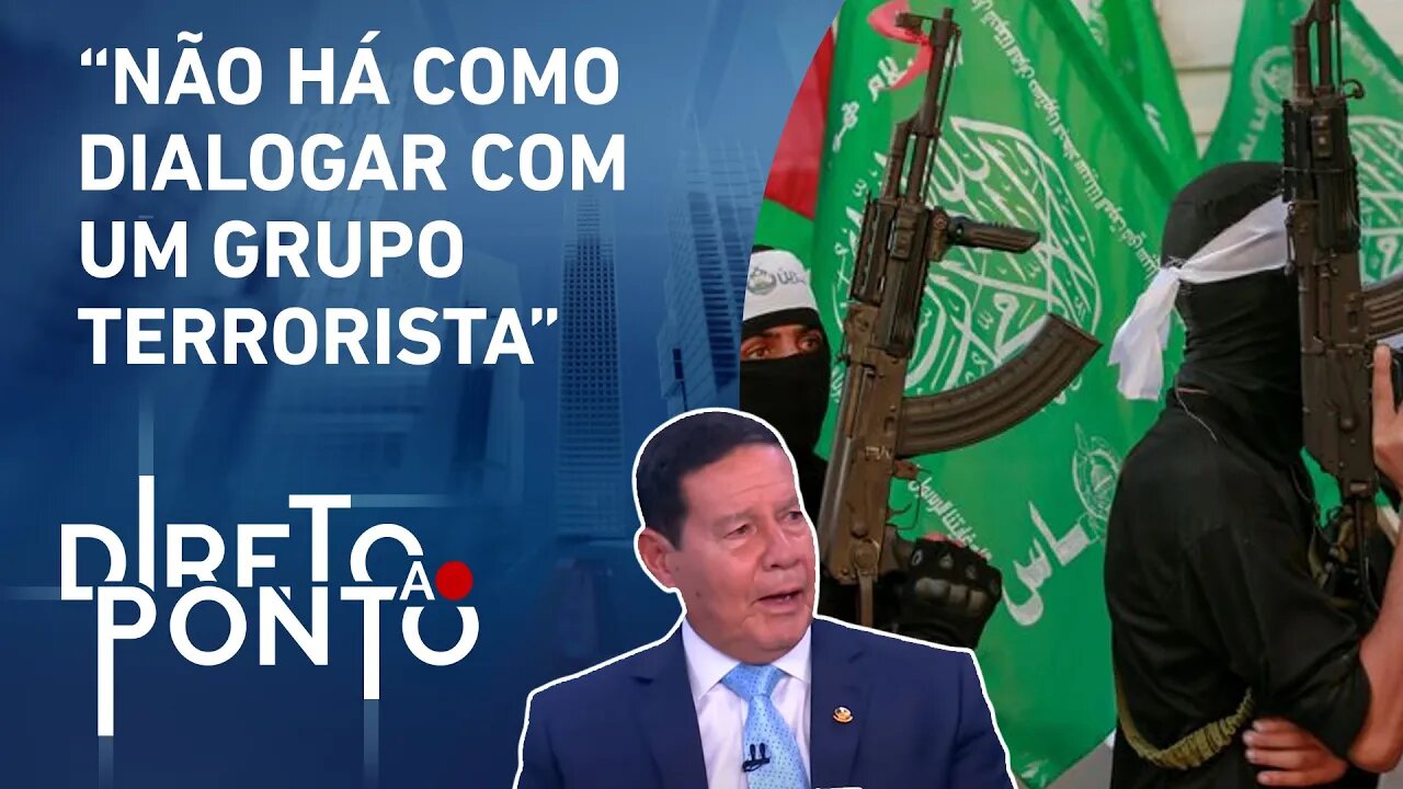 Hamilton Mourão: “Hamas não é um país soberano e tem que ser batido militarmente” | DIRETO AO PONTO