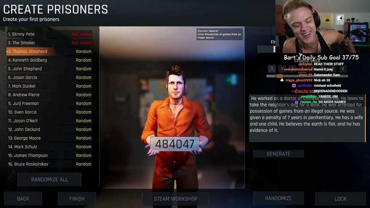 Prison Simulator ep 1 Joe Bartolozzi