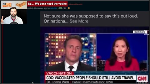 CNN Admits Lockdowns Are The "Stick" & Vaccines Are The "Carrot"