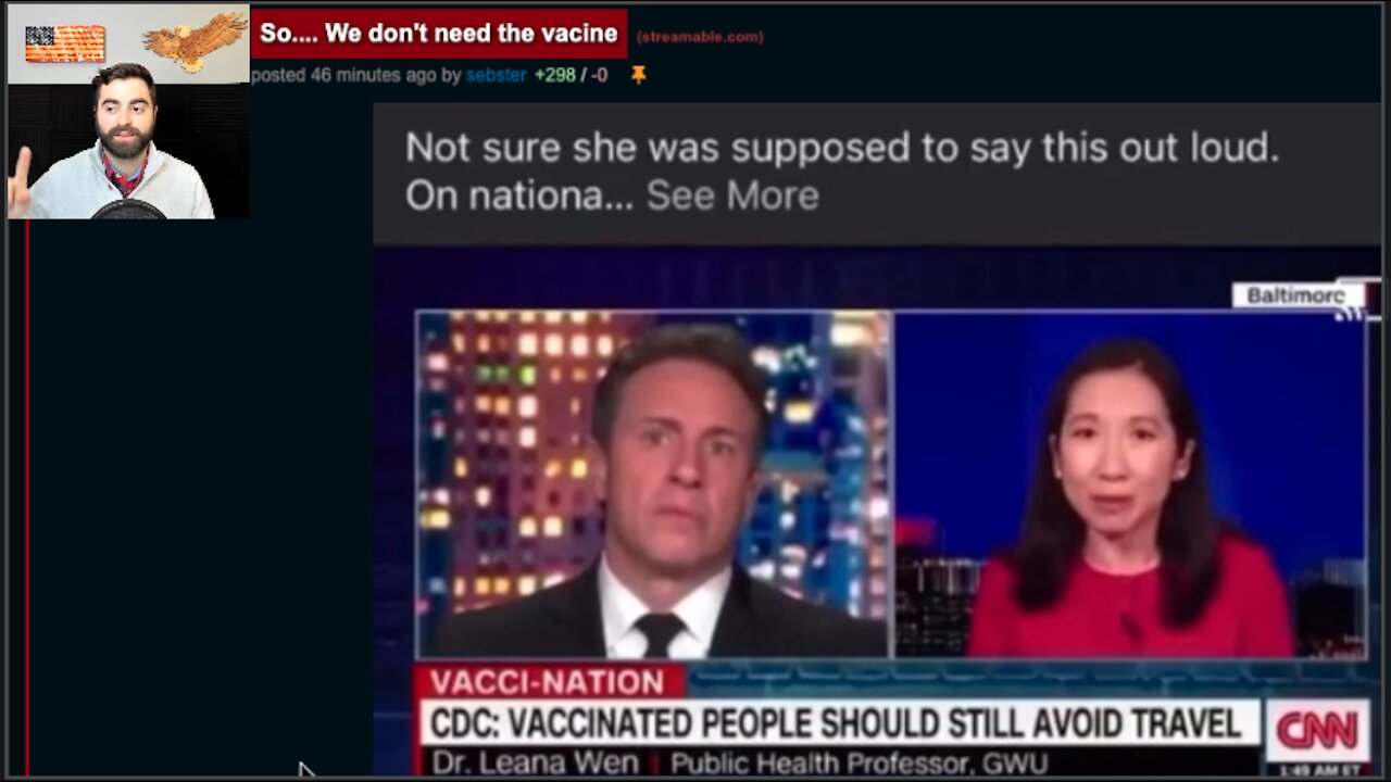 CNN Admits Lockdowns Are The "Stick" & Vaccines Are The "Carrot"