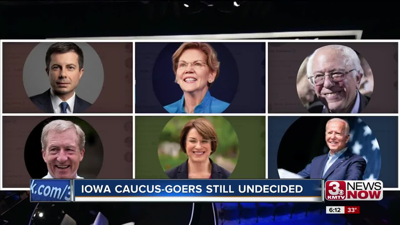 Polls suggest Iowa caucus-goers still undecided