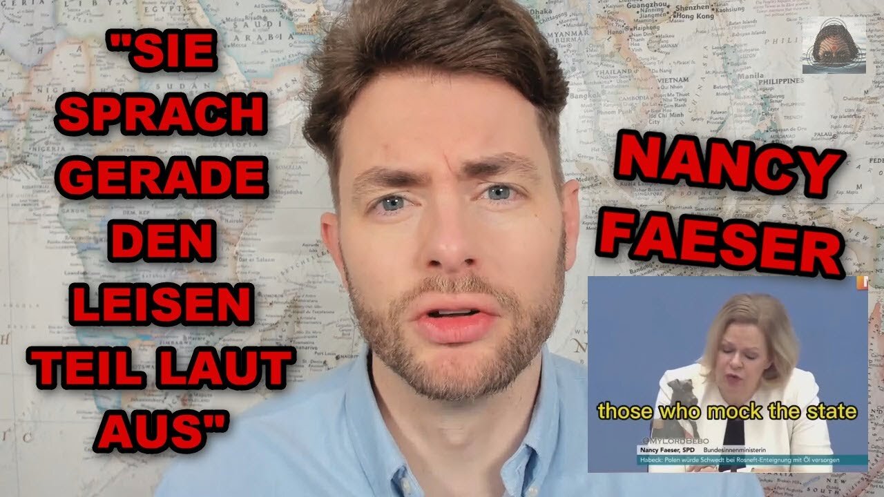 Paul Joseph Watson über Nancy Faeser: "Sie sprach gerade den stillen Teil laut aus."(deutsch)