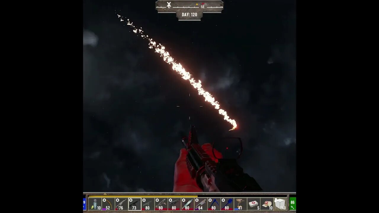 Demons get fireballs I guess... | 7 Days To Die 20.6 -Darkness Falls 4.1