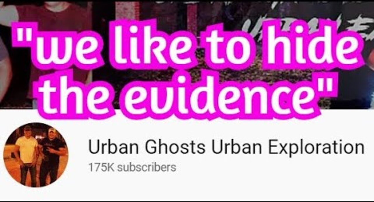 Urban Ghost Urban Exploration DOESN'T WANT YOU TO KNOW!!