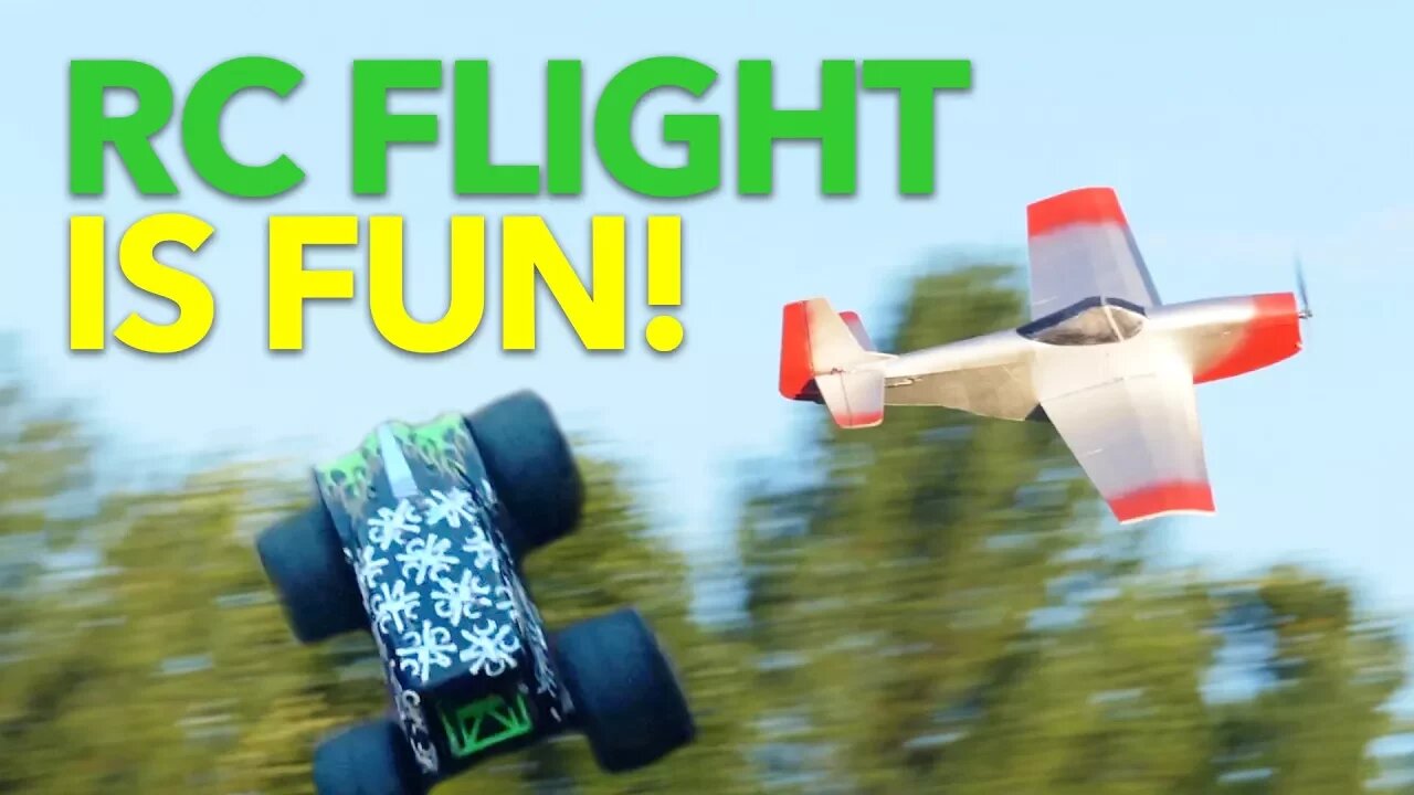 Having Fun Flying RC Planes & Bashing RC Trucks!