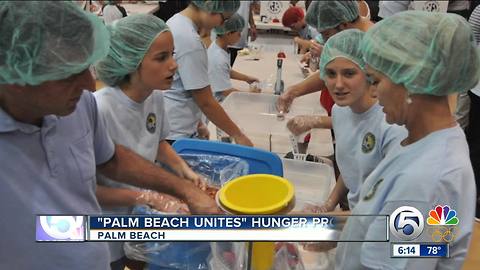 Volunteers help feed the hungry in Palm Beach