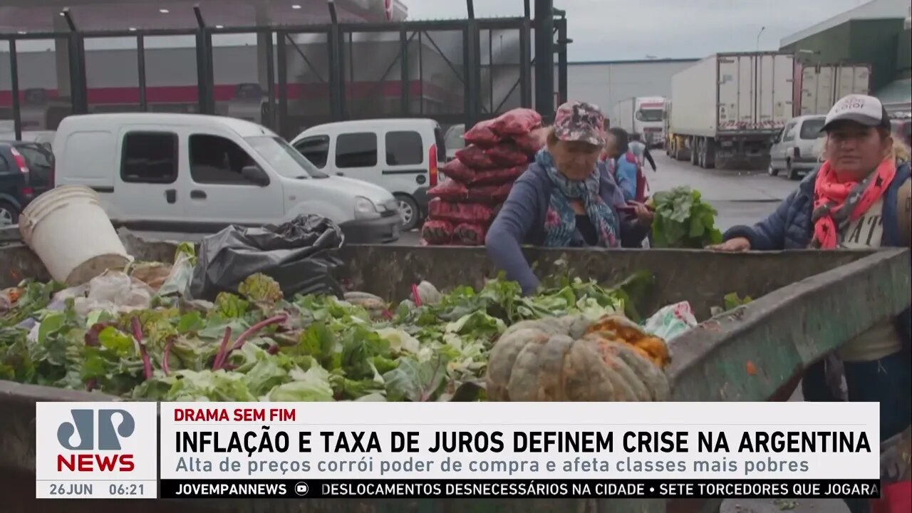 Inflação e taxa de juros definem crise na Argentina