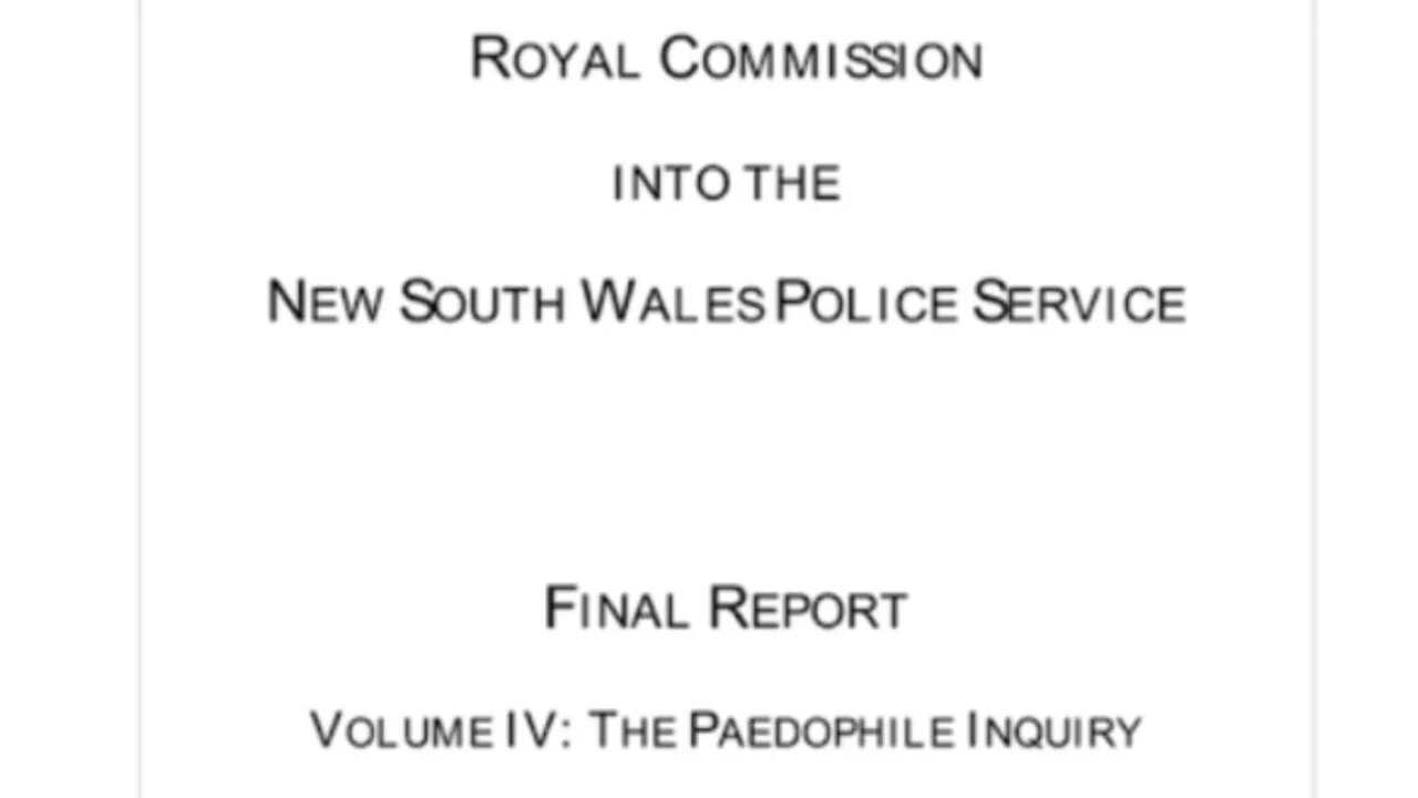 Wood Royal Commission - Volume IV #exposethe28