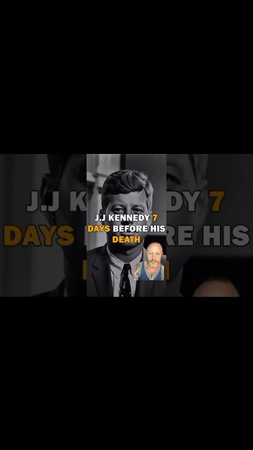 Did JFK Say This Before He Died? 🤯