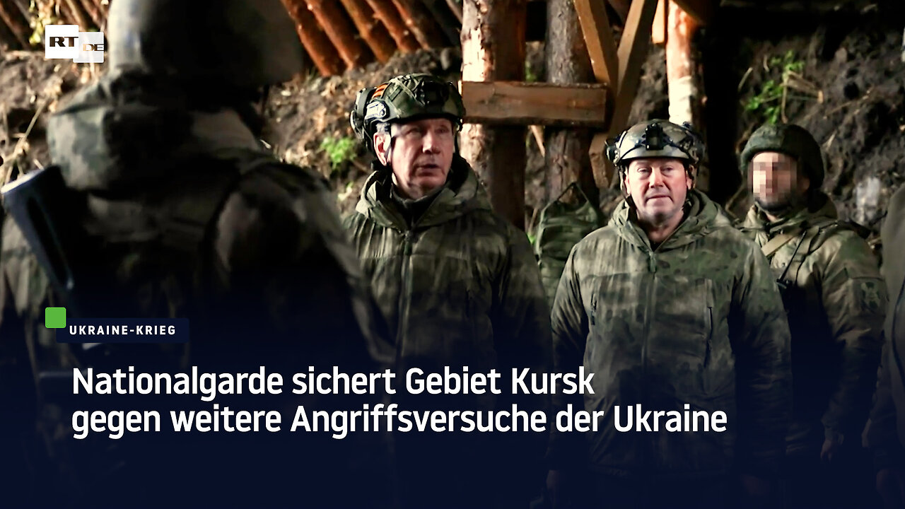 ⁣Nationalgarde sichert Gebiet Kursk gegen weitere Angriffsversuche der Ukraine