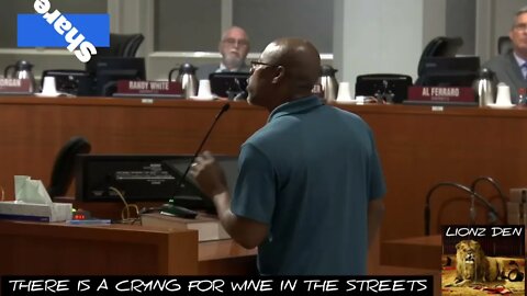 HOUSING CRISIS: "THERE IS A CRY FOR WINE IN THE STREETS" (JAX, FL.)
