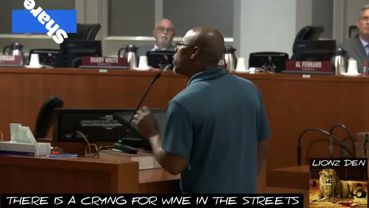 HOUSING CRISIS: "THERE IS A CRY FOR WINE IN THE STREETS" (JAX, FL.)
