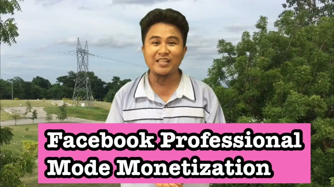 Facebook Professional Mode Monetization Process.