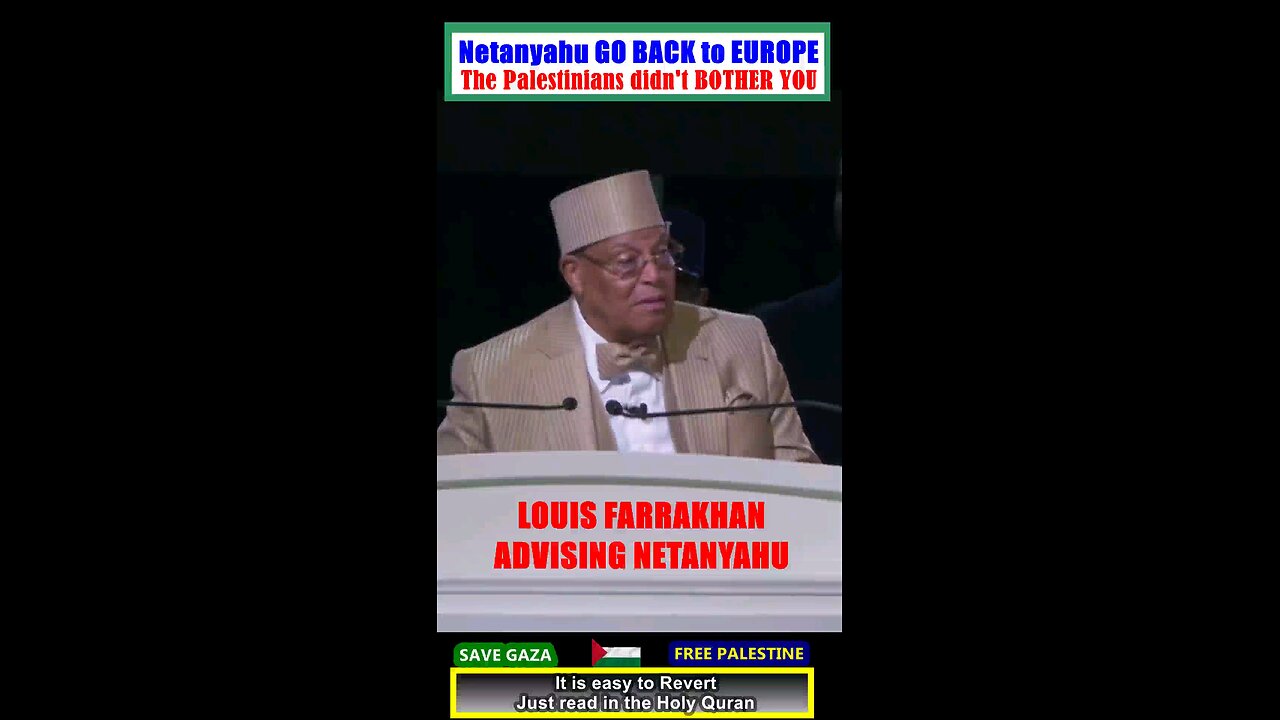 Louis Farrakhan ADVISING NETANYAHU #why_islam #whyislam #whatisislam #whychristianity