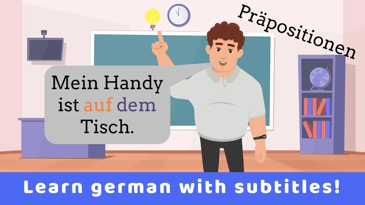 Deutsch lernen | Grammatik | Präpositionen erklärt mit Beispielen📚📖