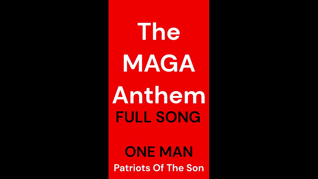 ONE MAN - The Donald Trump Song