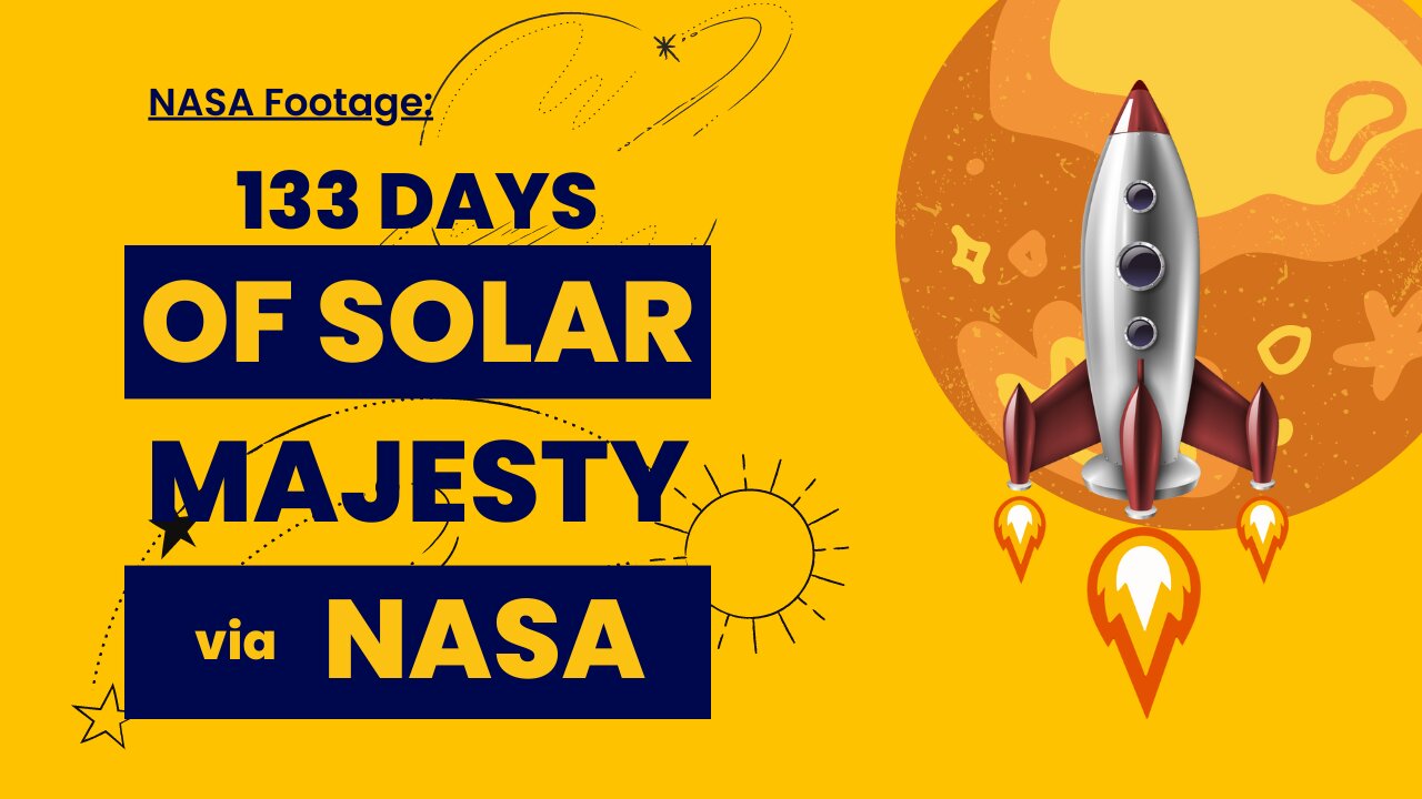 Unveiling the Sun's Secrets: 133 Days of Solar Majesty | NASA Footage