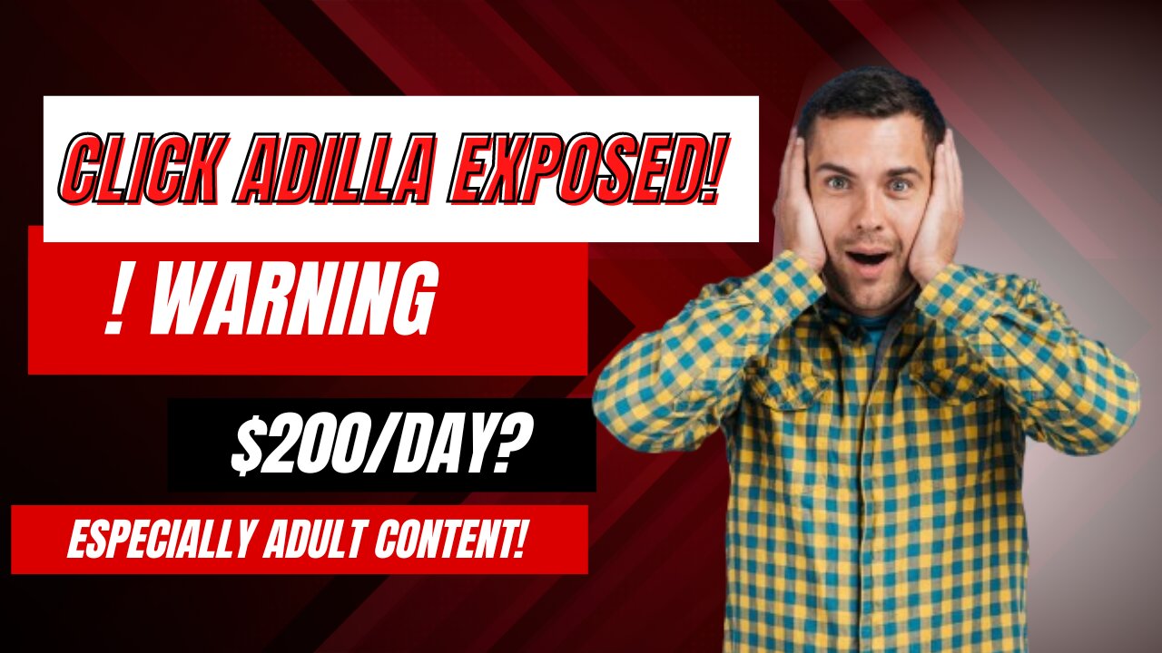 Can You REALLY Make Money with Click Adilla? My Shocking Review (Adult Products Inside!)