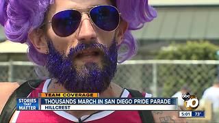 Wild sights at San Diego Pride Parade