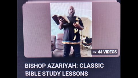 BISHOP AZARIYAH IS A TRUE HERO TEACHING BIBLICAL TRUTH AND RIGHTEOUSNESS ONLINE FOR YEARS!!!