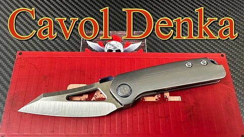 Cavol Denka ! Tiguass design Gent carry tactical liner lock w/Ti-mascus !