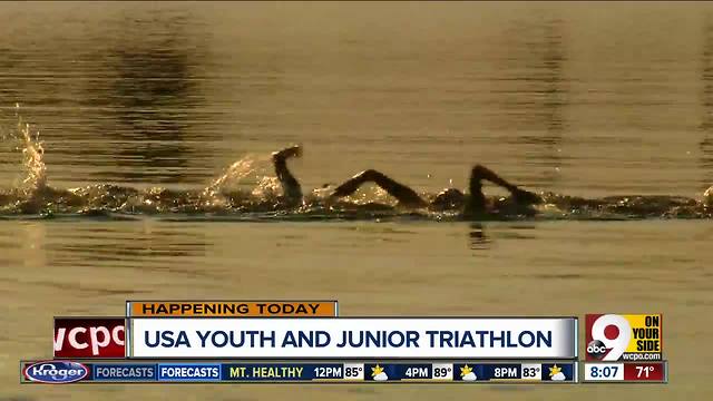 Young triathletes test their endurance at Voice of America MetroPark