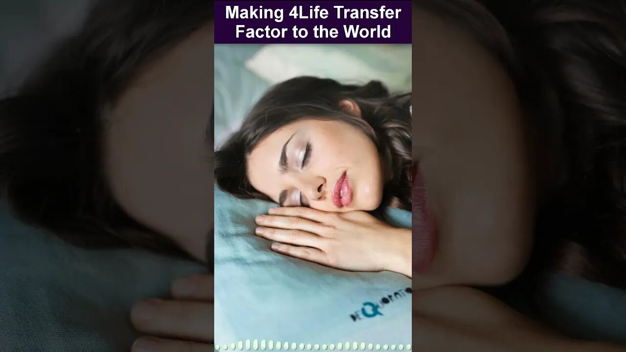 Get Plenty of Sleep with 4Life Transfer Factor SleepRite