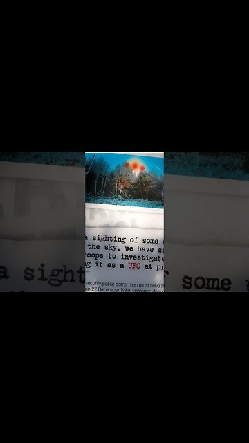 Rendlesham Forest Alien Incident 👽 #shorts
