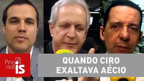 Debate: Quando Ciro exaltava Aécio