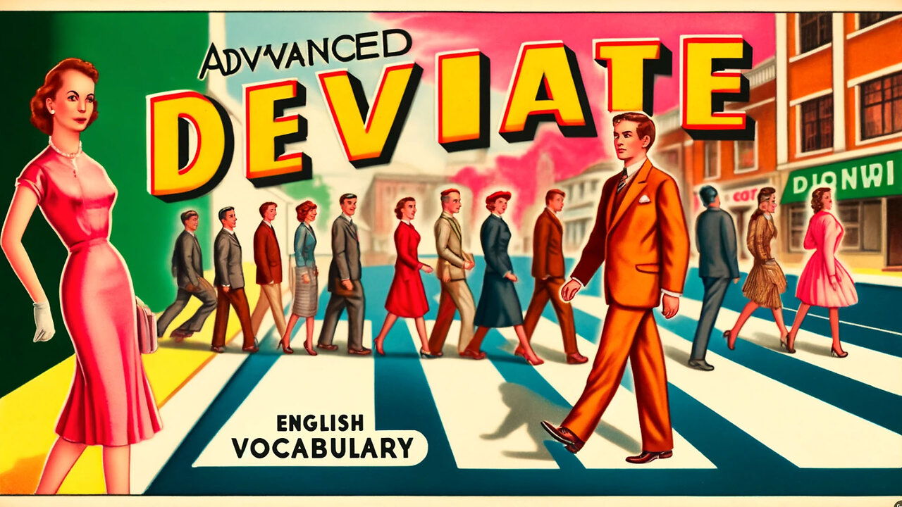 Vocabulary and Pronunciation "DEVIATE" Advanced English