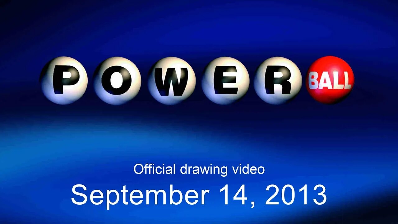 Powerball drawing for September 14, 2013