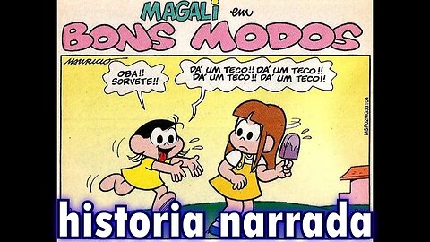 Magali em-Bons modos | Gibis do Rapha