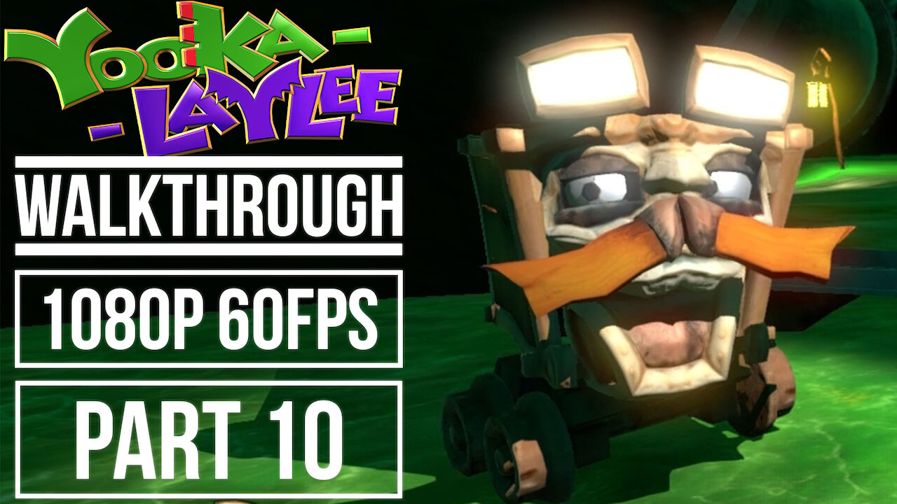 YOOKA LAYLEE Gameplay Walkthrough PART 10 No Commentary World 3 Moodymaze Marsh [1080p 60fps]