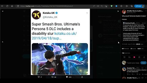 Nintendo blacklisted kotaku.