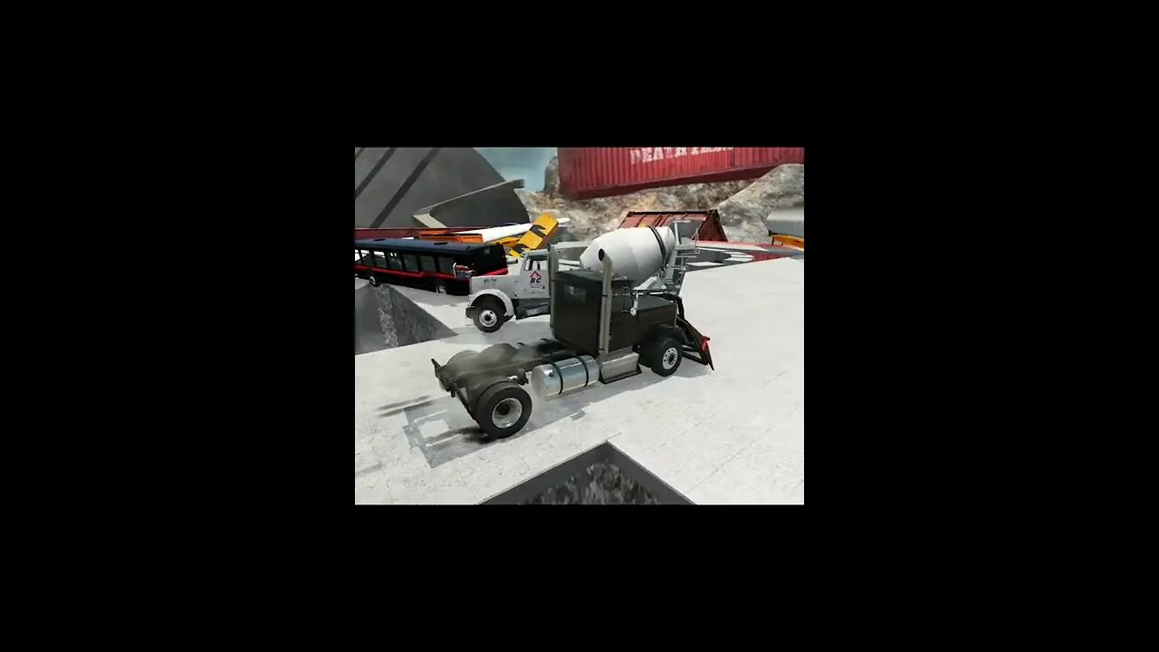 |MiniBeamNG/ Transport Trucks Fails #01 BeamNG.Drive #Shorts