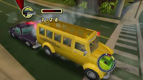 GTA dos simpsons A procura do bart e o onibus escolar