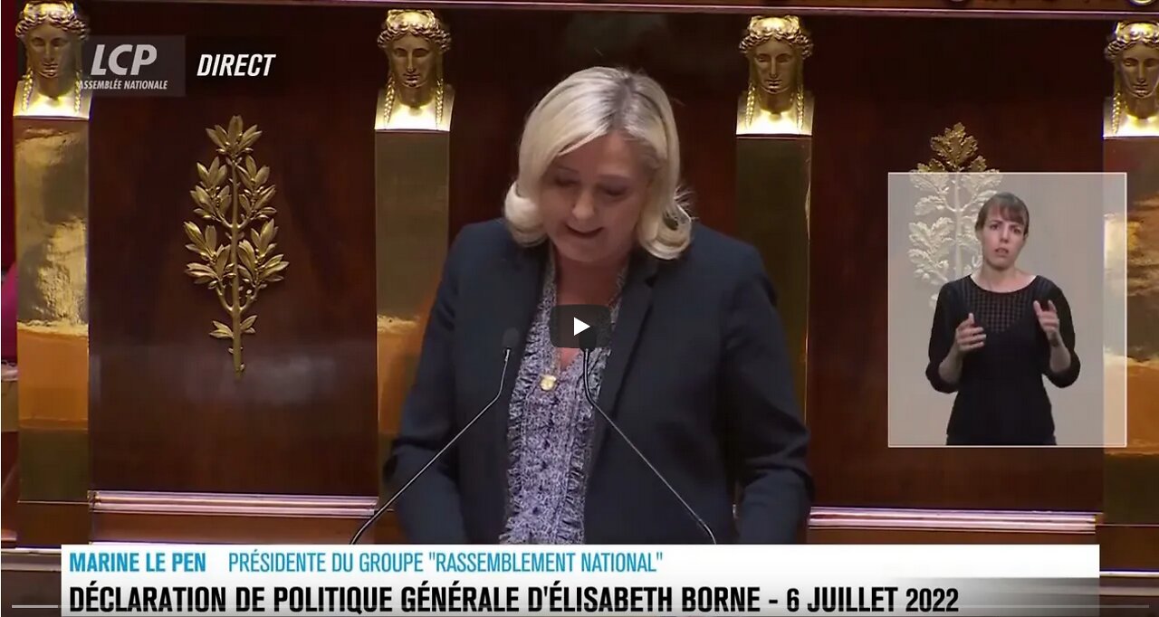 À L’ASSEMBLÉE NATIONALE, JE RÉPONDS À ELISABETH BORNE !