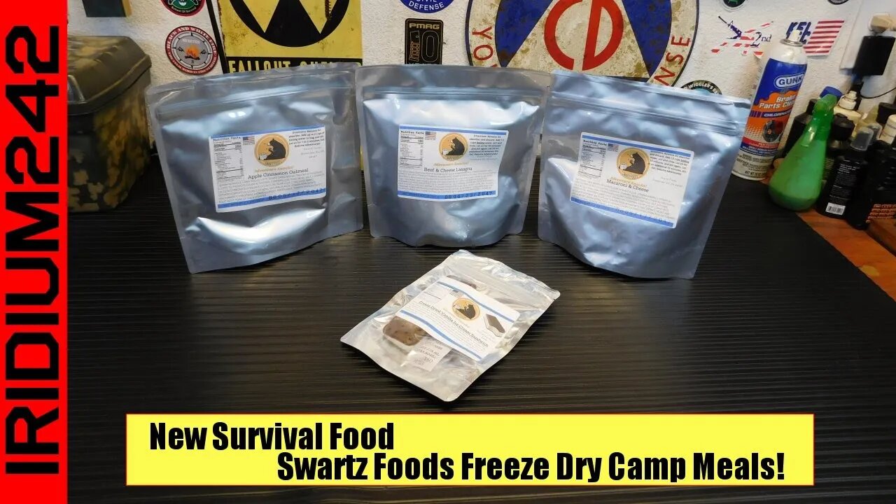 New Survival Food: Swartz Foods Freeze Dry Camp Meals!