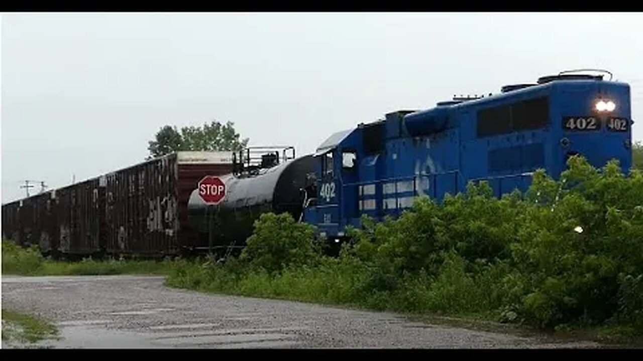 Filming A Beast Of A Freight Train In The Pouring Rain & Lightning! | Jason Asselin