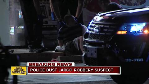 Largo Police arrest armed suspect leaving convenience story mid-robbery