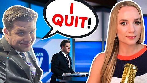 TV Anchor Man QUITS, Says 'It's Time to Get Real!'