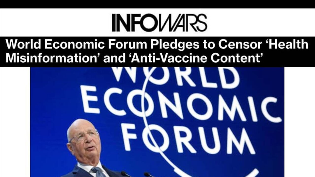 World Economic Forum Announces Global Corporate Lockdown of Free Speech