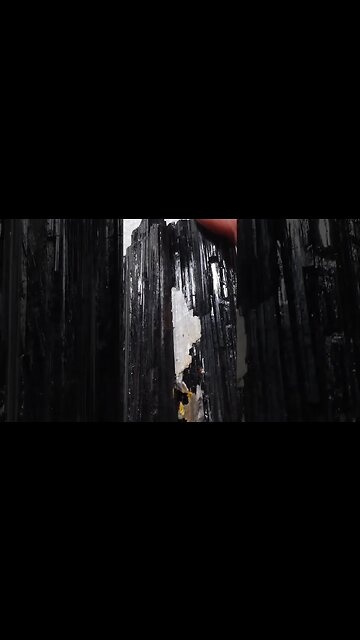 Let Go of Unwanted Energy with Black Tourmaline Crystal #crystals #shorts #blacktourmaline 🧘🏻‍♀️