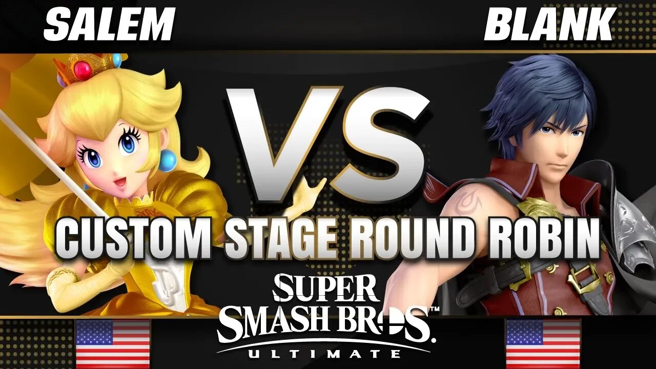 Salem (Peach) vs. Blank (Chrom/Snake) - Custom Stage Round-Robin