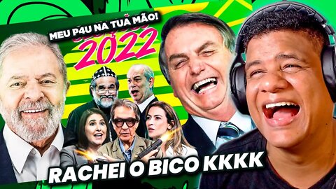 REAGINDO as MELHORES ZOEIRAS/MEMES DAS ELEIÇÕES 2022 | React Anime Pro