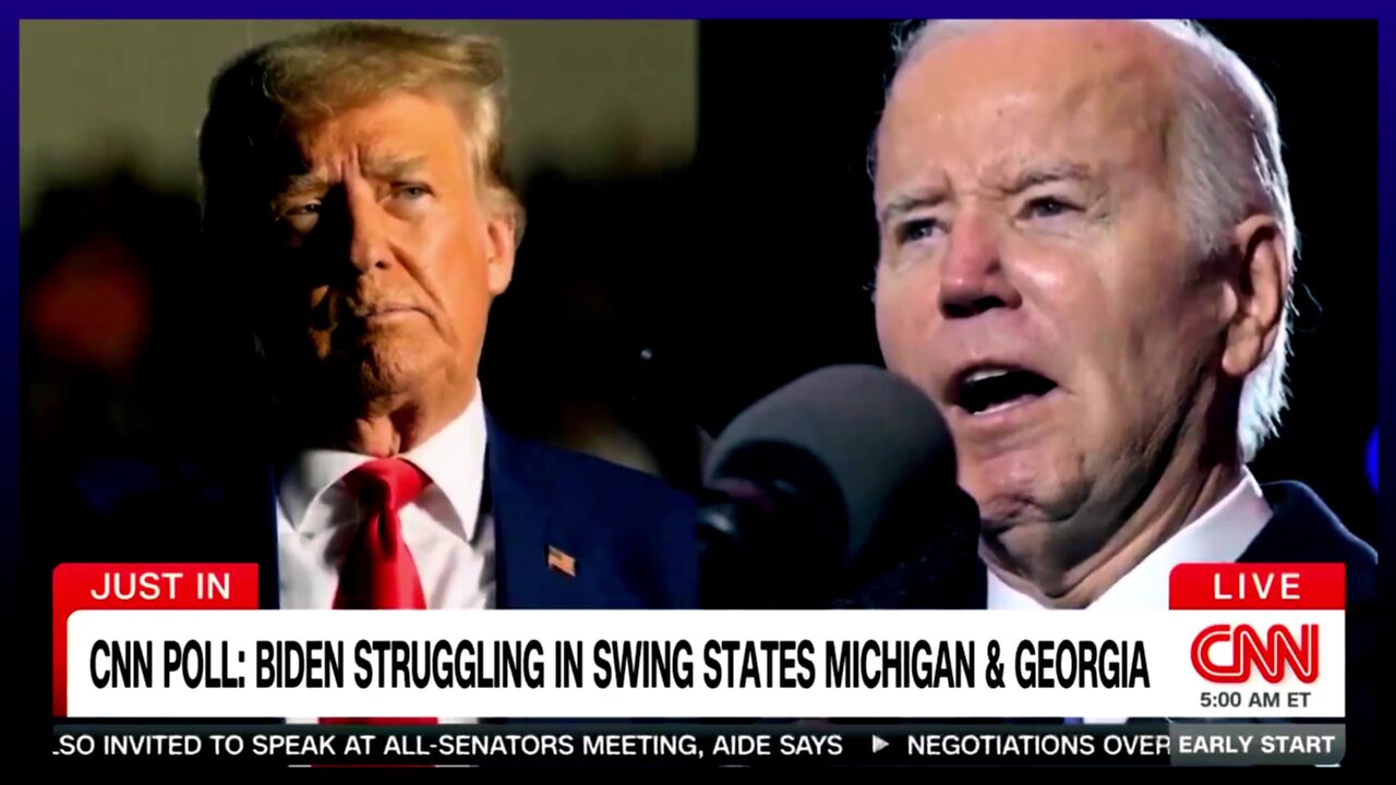 New CNN Poll shows Donald Trump leading Joe Biden in Georgia and Michigan